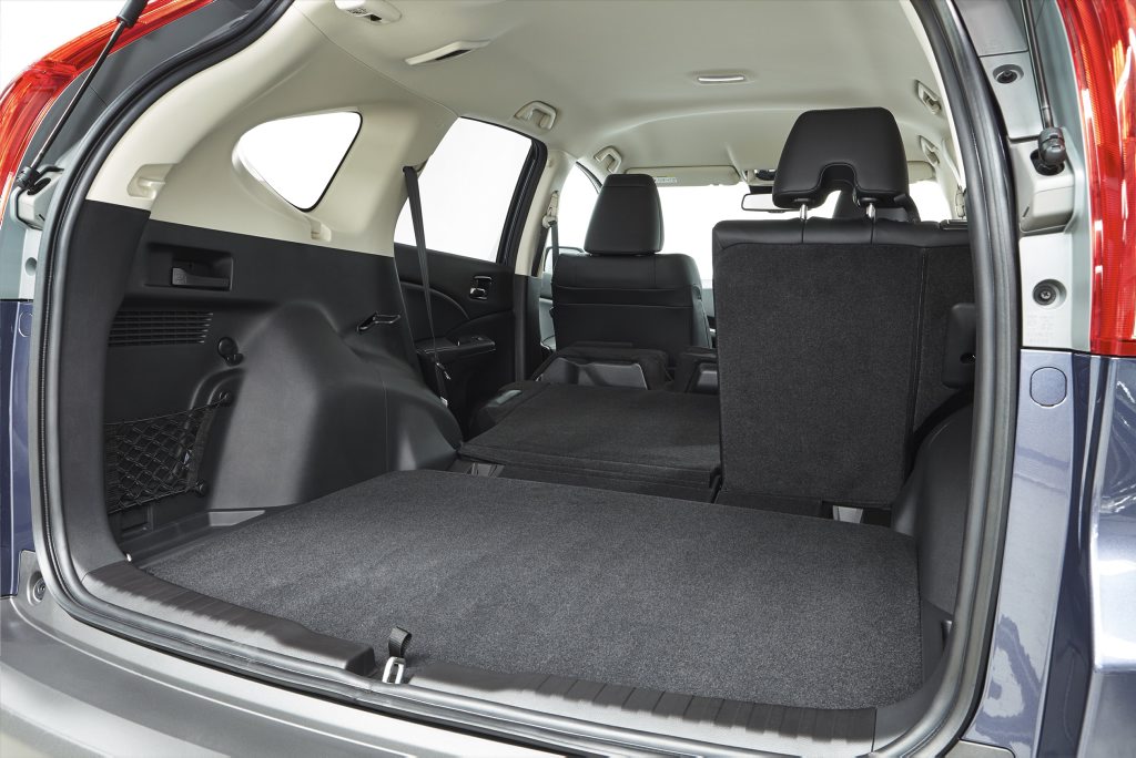 Inside the Honda CR-V. Inside the Honda CR-V.